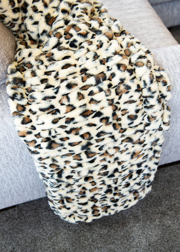 Newest Brown Pearl Leo LUX Minky Blanket