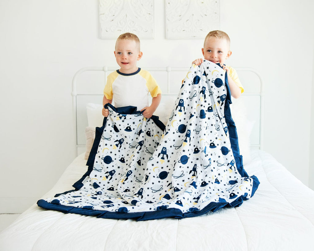 In to the sky MINKY deals COUTURE infant blanket