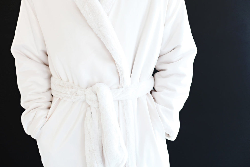 Cream Robe  Minky Couture