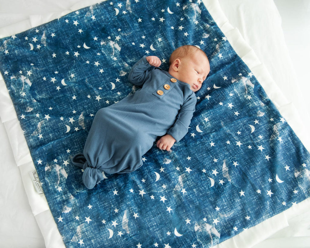 Royal blue baby cheap blanket