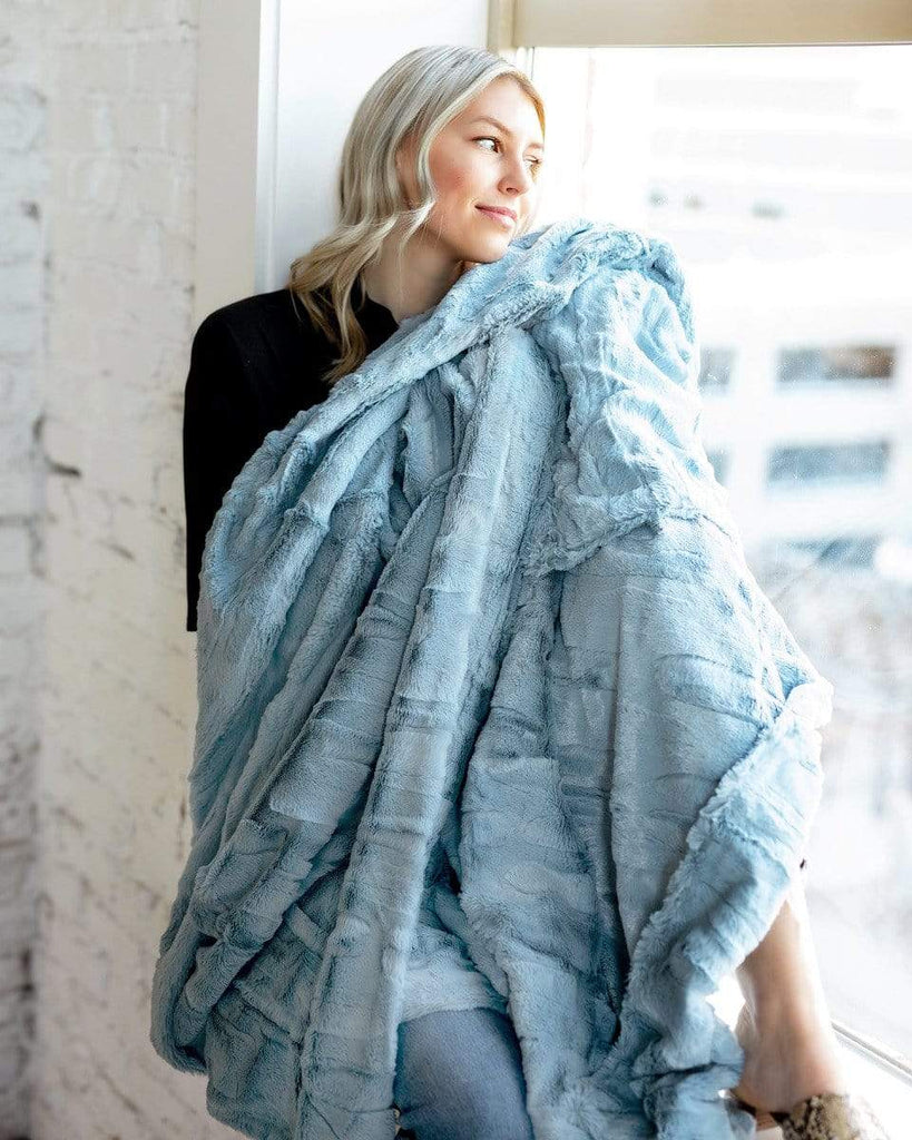 Minky Couture Monster Blanket Sorbet Blu online