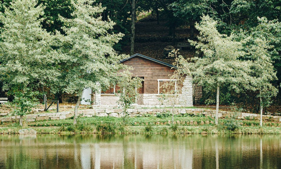 Log cabin store furniture store