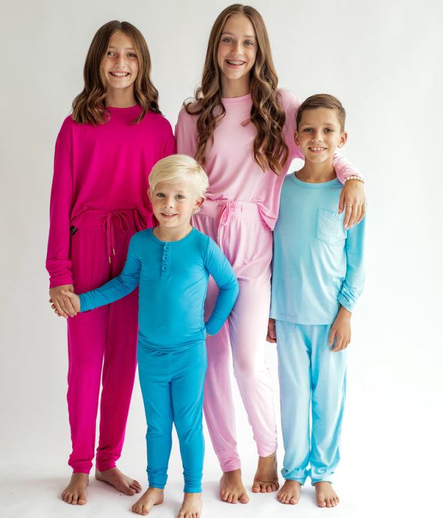 SLEEP ON IT Kids' Minky Check Print Pajamas - ShopStyle