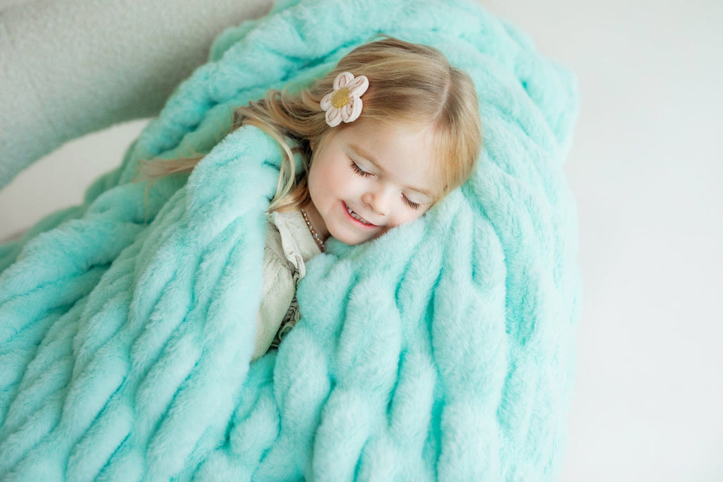 Hugs Brynley Plush Blanket Minky Couture