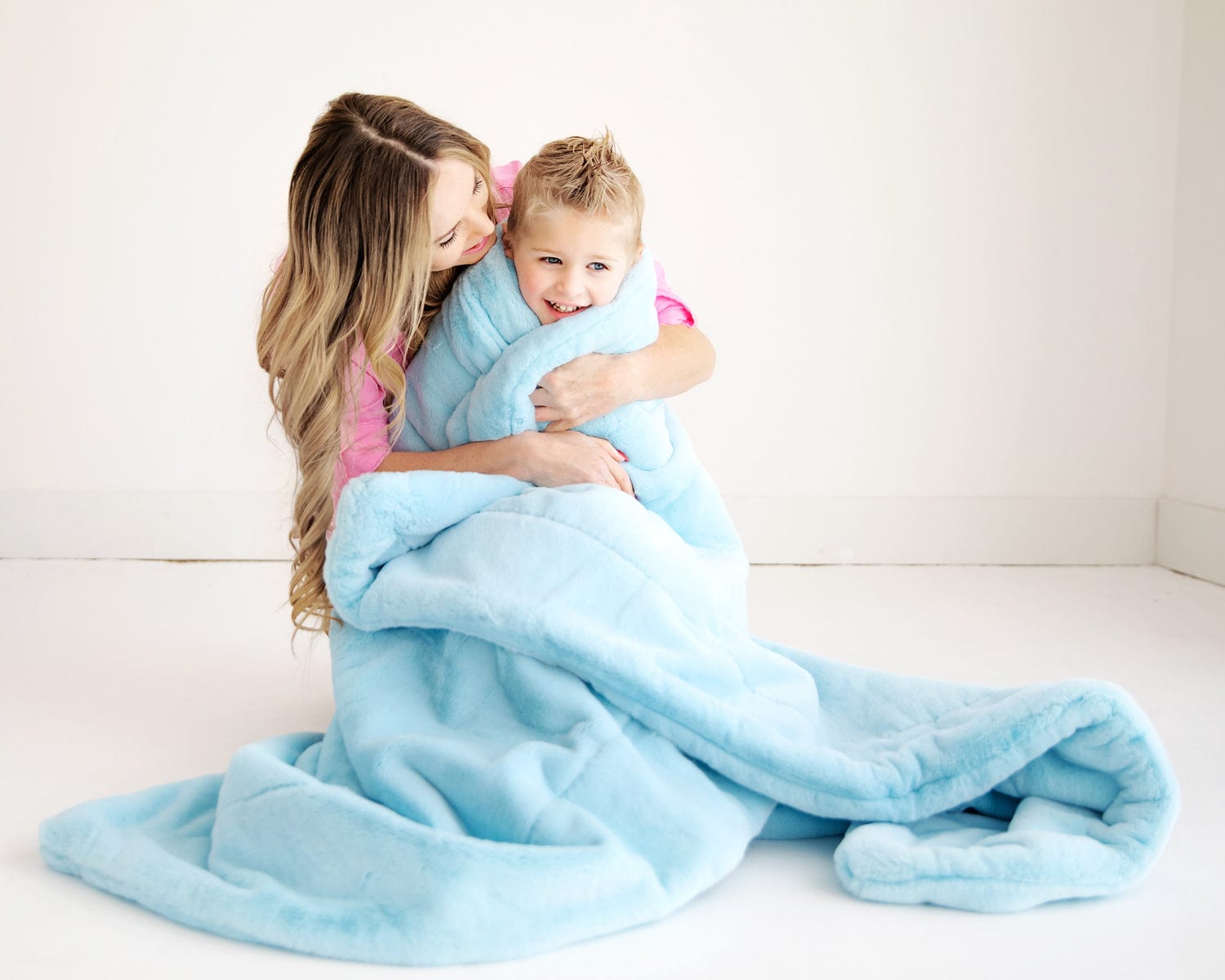 Baby blue best sale soft blanket